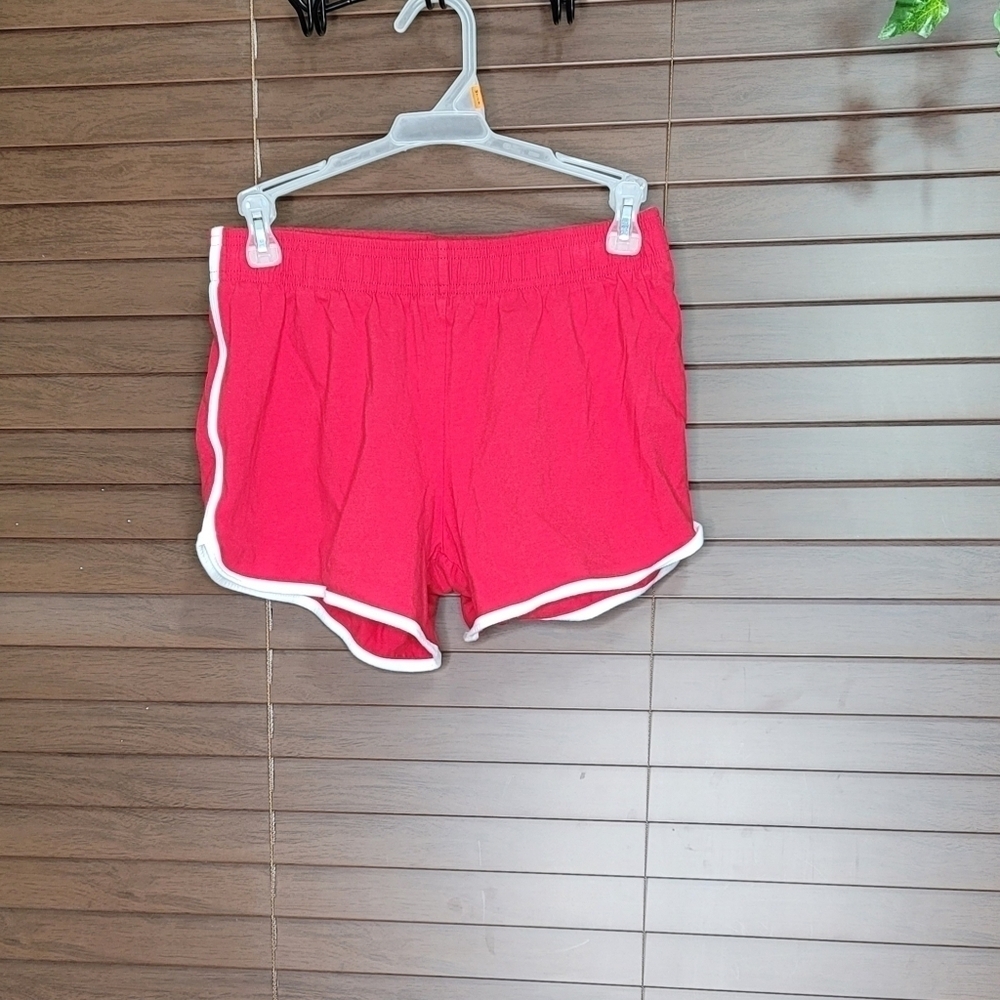 BCG Red W/White Trim Athletics Shorts Women's Size Small